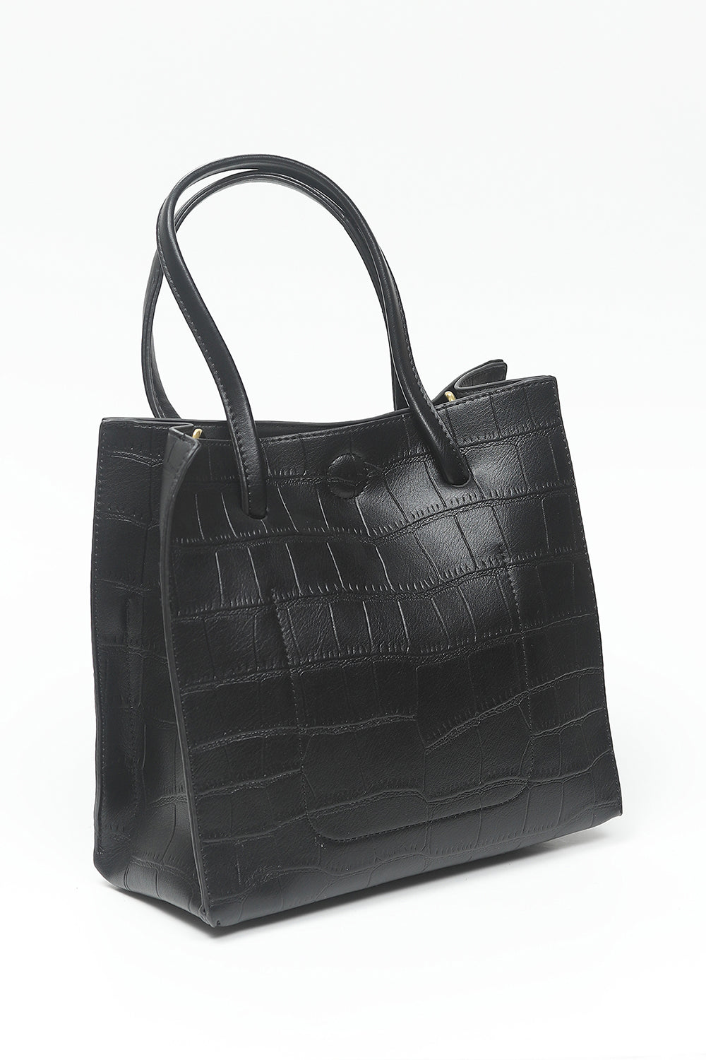 Nishat Linen - Black Hand Bag-556682103-S22