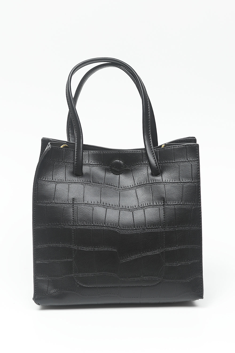 Nishat Linen - Black Hand Bag-556682103-S22