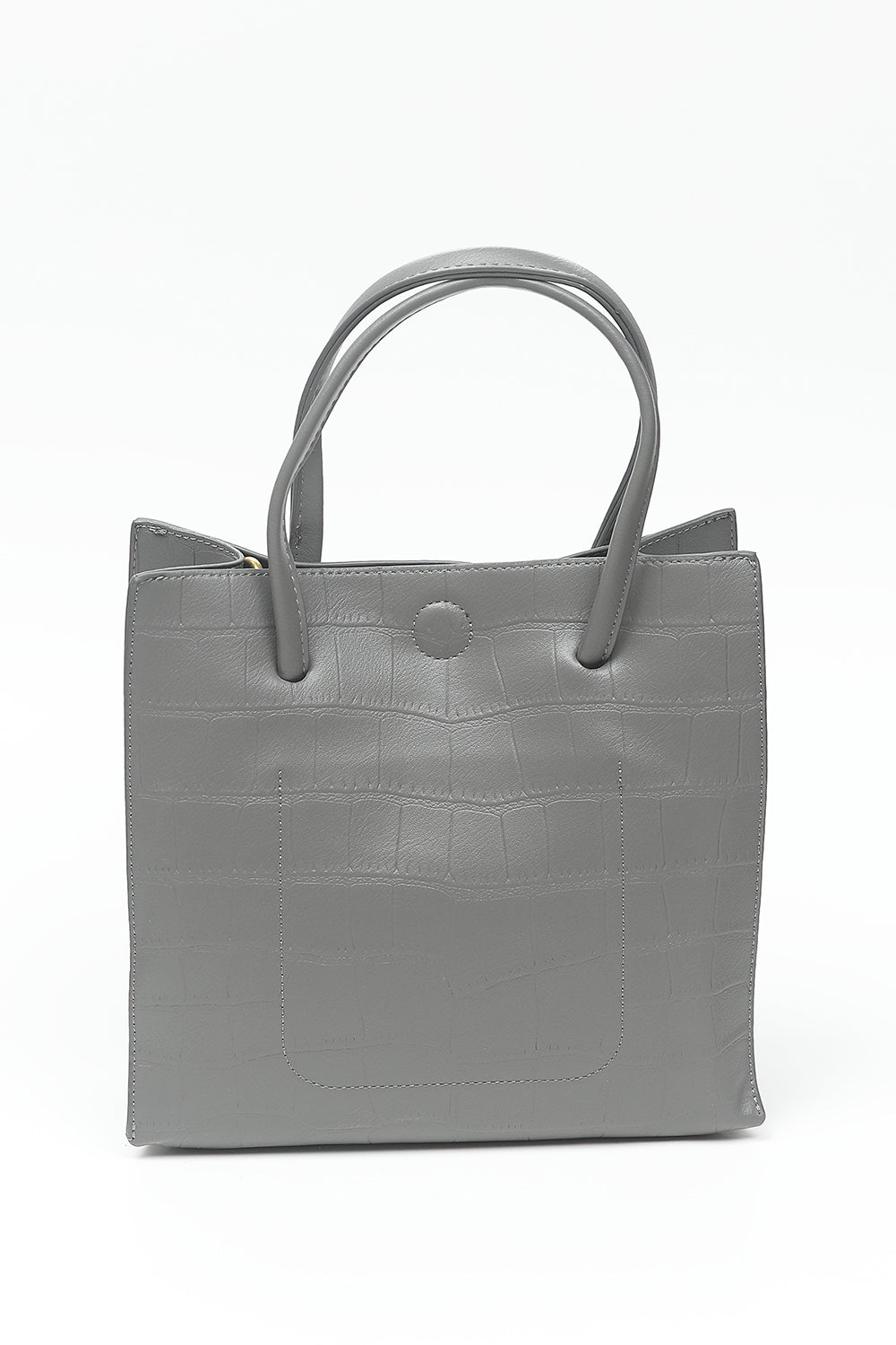 Nishat Linen - Grey Hand Bag-556682111-S22