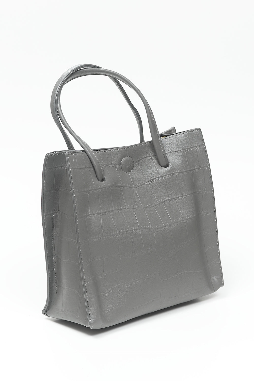Nishat Linen - Grey Hand Bag-556682111-S22