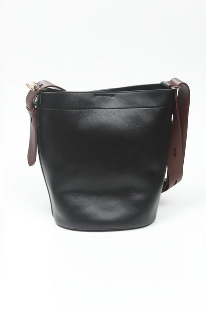 Nishat Linen - Black Hand Bag-556692103-S22