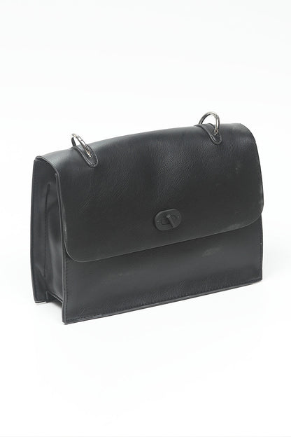 Nishat Linen - Black Hand Bag-556762103-S22