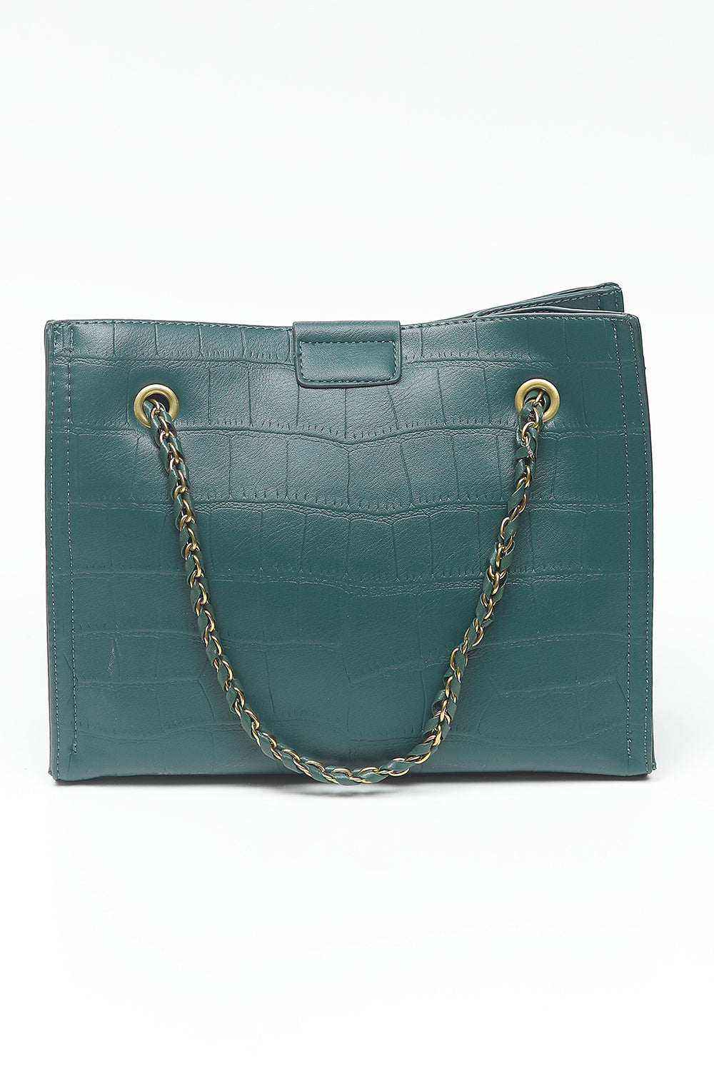 Nishat Linen - Green Hand Bag-556802104-S22