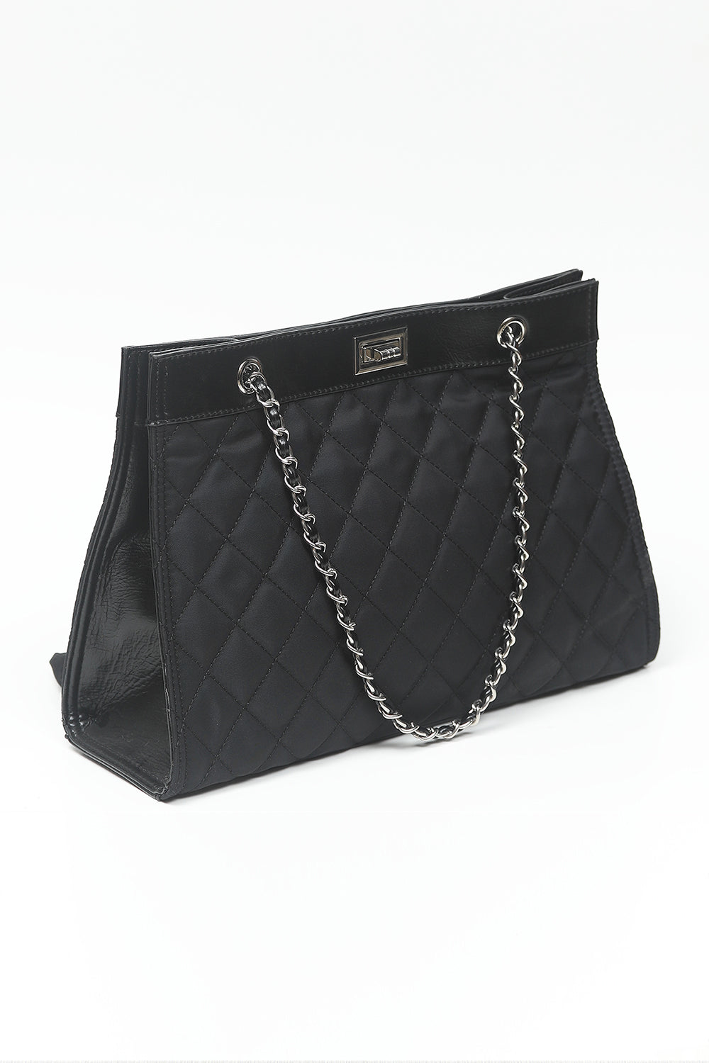 Nishat Linen - Black Hand Bag-556812103-S22