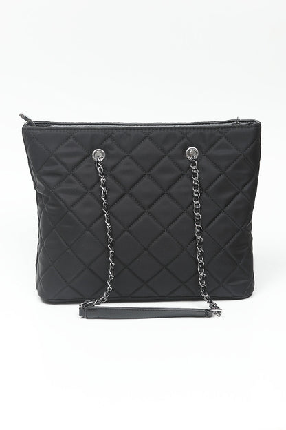 Nishat Linen - Black Hand Bag-556822103-S22