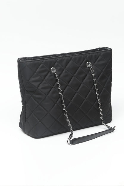 Nishat Linen - Black Hand Bag-556822103-S22