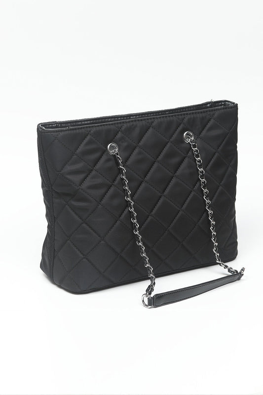 Nishat Linen - Black Hand Bag-556822103-S22