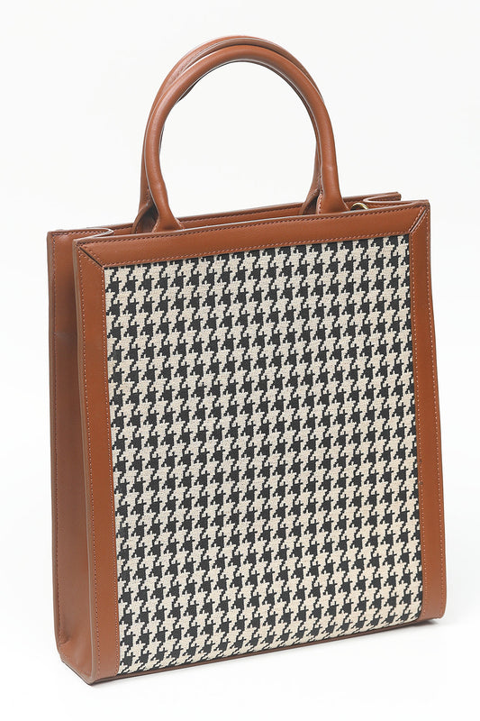 Nishat Linen - Brown Hand Bag-556832113-S22
