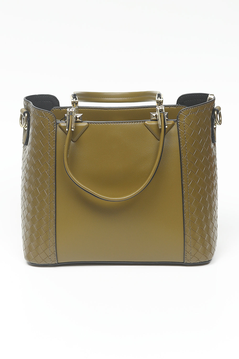 Nishat Linen - Green Hand Bag-556852104-S22
