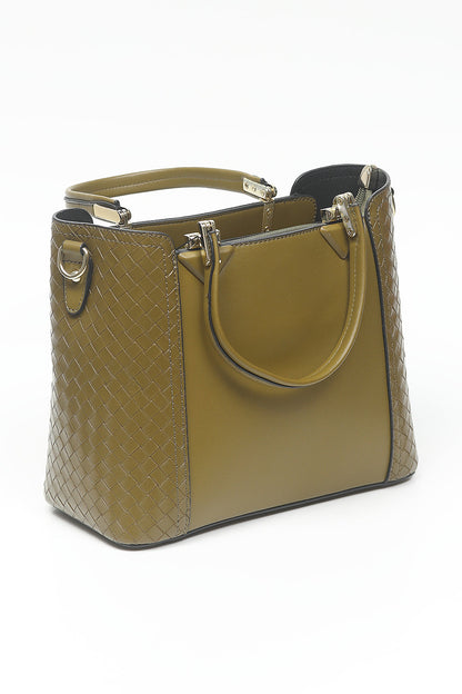 Nishat Linen - Green Hand Bag-556852104-S22