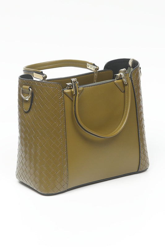 Nishat Linen - Green Hand Bag-556852104-S22