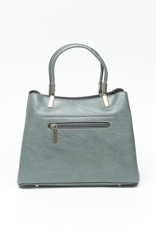 Nishat Linen - Dark Green Hand Bag-556872104-S22