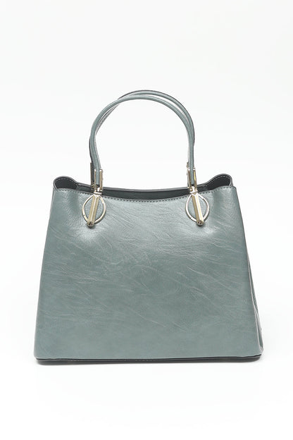 Nishat Linen - Dark Green Hand Bag-556872104-S22