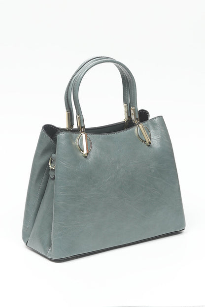 Nishat Linen - Dark Green Hand Bag-556872104-S22