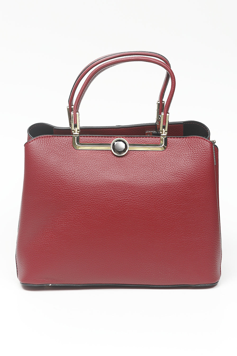 Nishat Linen - Maroon Hand Bag-556882122-S22