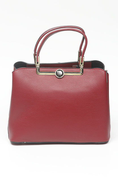 Nishat Linen - Maroon Hand Bag-556882122-S22