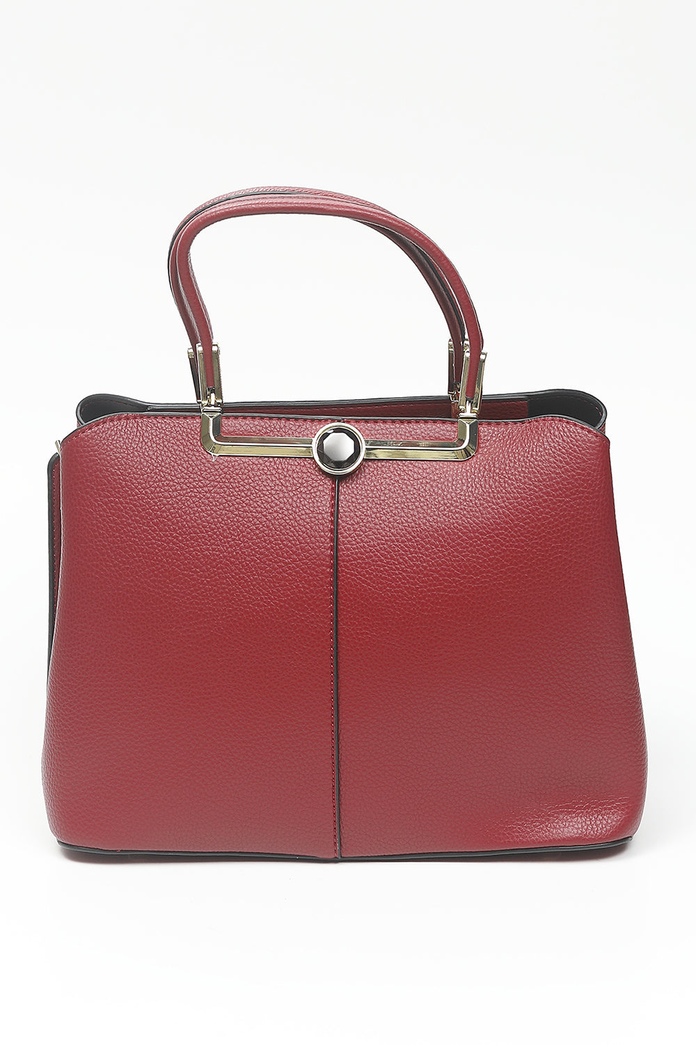 Nishat Linen - Maroon Hand Bag-556882122-S22