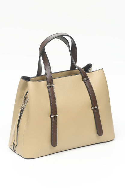 Nishat Linen - Khaki Hand Bag-556892130-S22