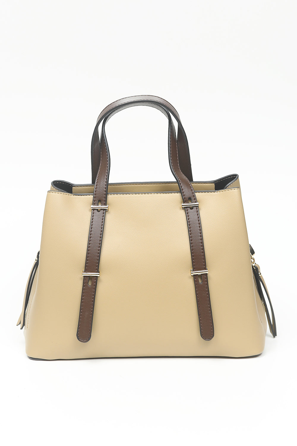 Nishat Linen - Khaki Hand Bag-556892130-S22