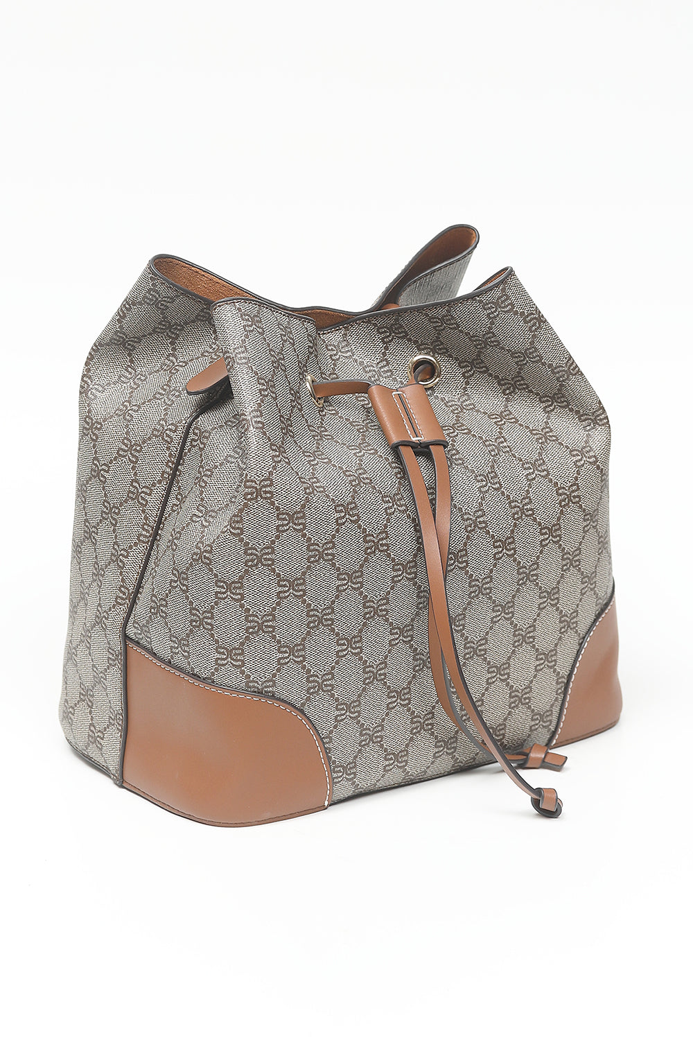 Nishat Linen - Brown Hand Bag-556962113-S22