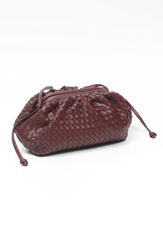 Nishat Linen - Wine Red Shoulder Bag-556982122-S22