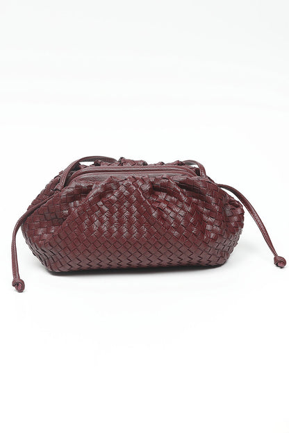 Nishat Linen - Wine Red Shoulder Bag-556982122-S22