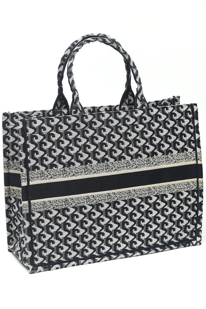 Nishat Linen - Navy Hand Bag-556992121-S22
