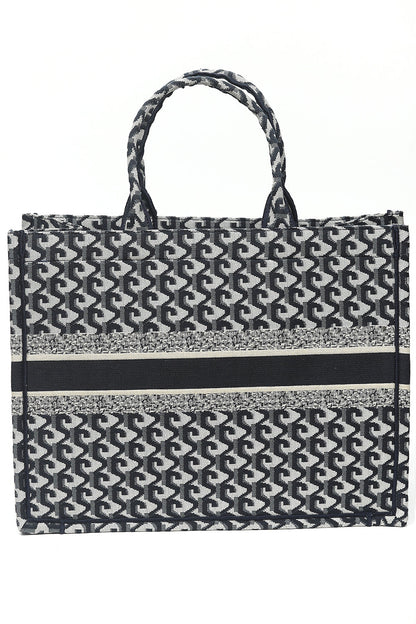 Nishat Linen - Navy Hand Bag-556992121-S22