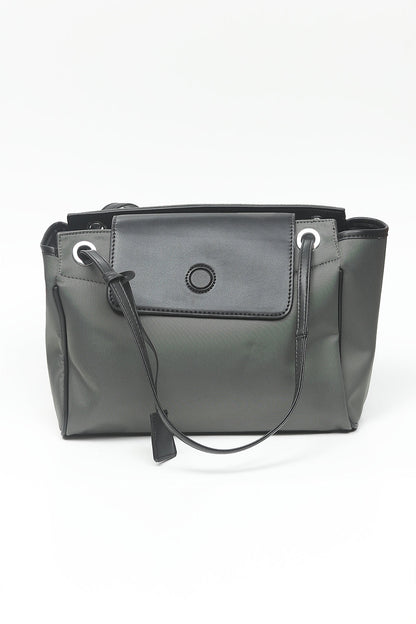 Nishat Linen - Grey Green Hand Bag-557032111-S22