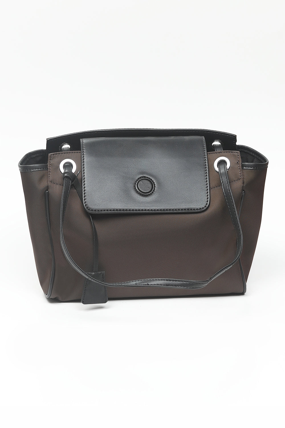 Nishat Linen - Dark Coffee Hand Bag-557032117-S22