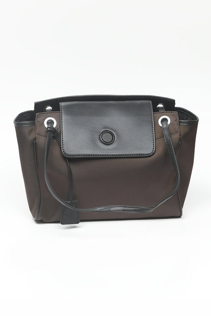 Nishat Linen - Dark Coffee Hand Bag-557032117-S22