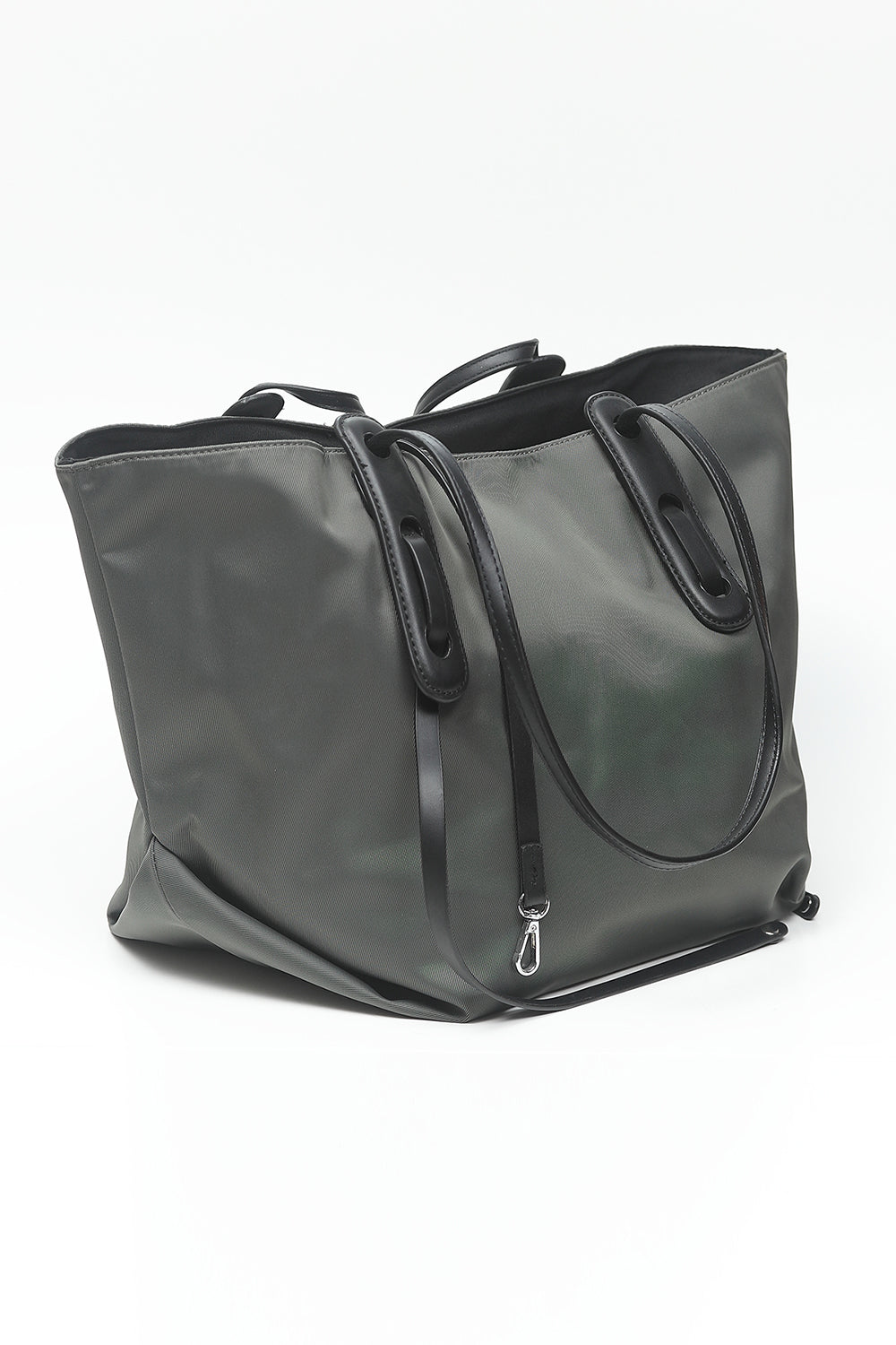 Nishat Linen - Grey Green Hand Bag-557042111-S22