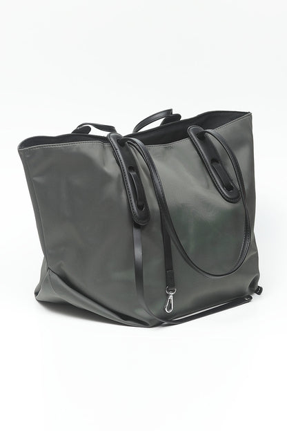 Nishat Linen - Grey Green Hand Bag-557042111-S22