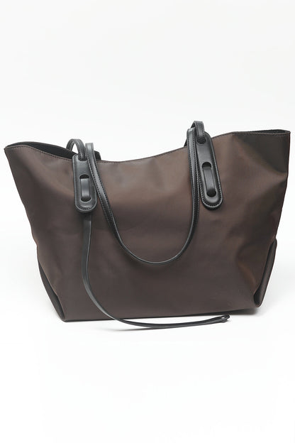 Nishat Linen - Dark Coffee Hand Bag-557042117-S22