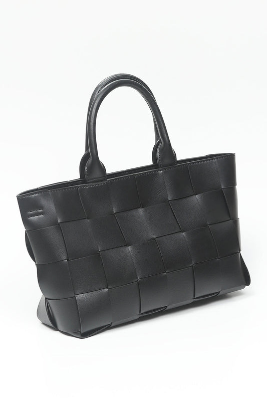 Nishat Linen - Black Hand Bag-557052103-S22