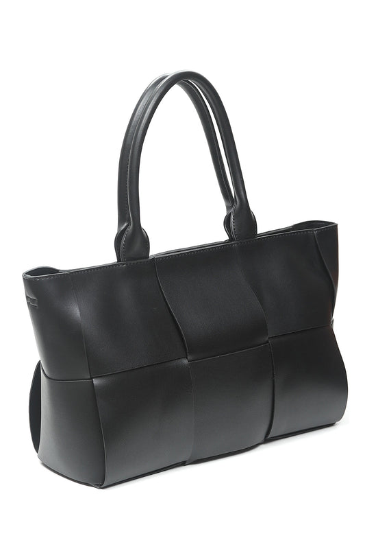 Nishat Linen - Black Hand Bag-557062103-S22