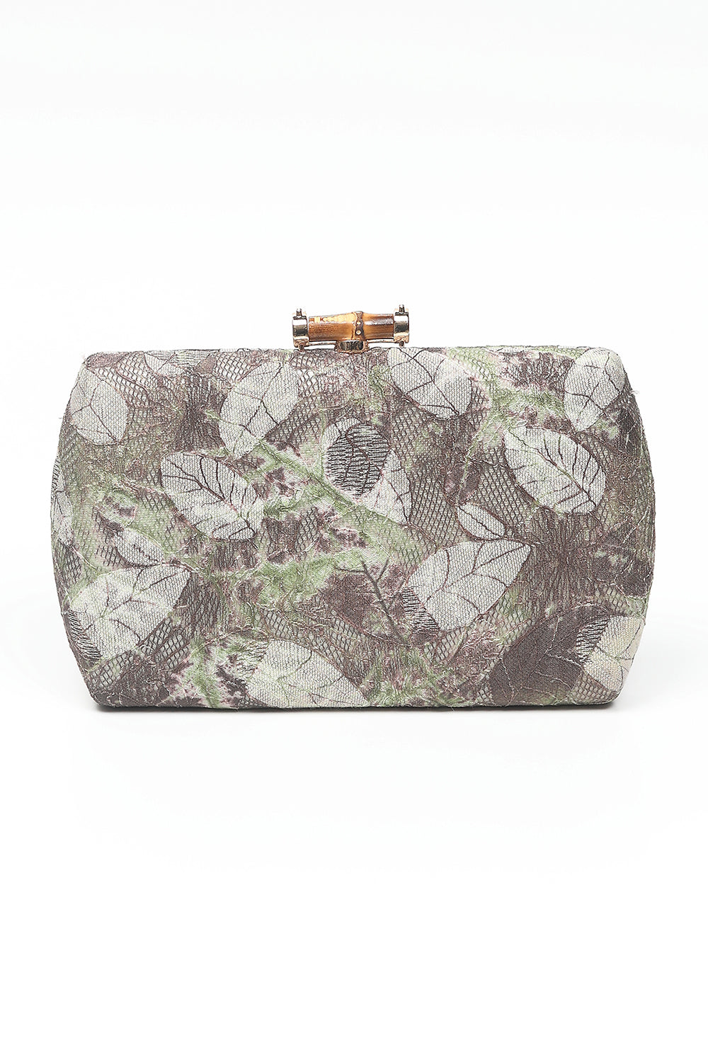 Nishat Linen - Coffee Clutch-557372117-S22