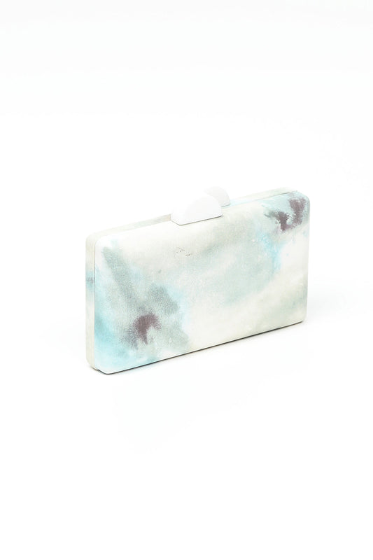 Nishat Linen - Blue Clutch-557402108-S22