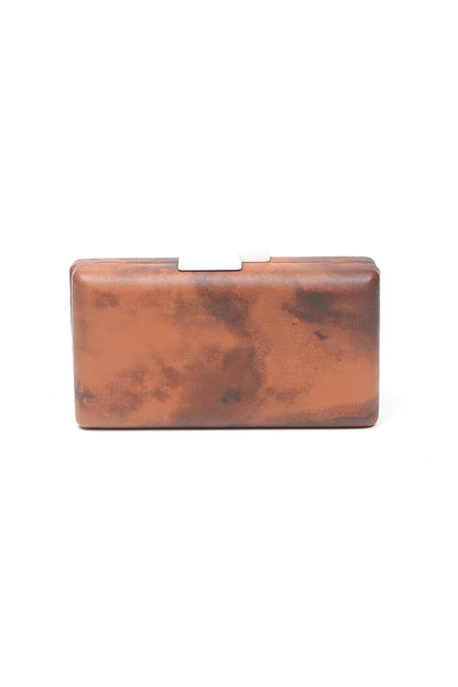 Nishat Linen - Brown Clutch-557402113-S22
