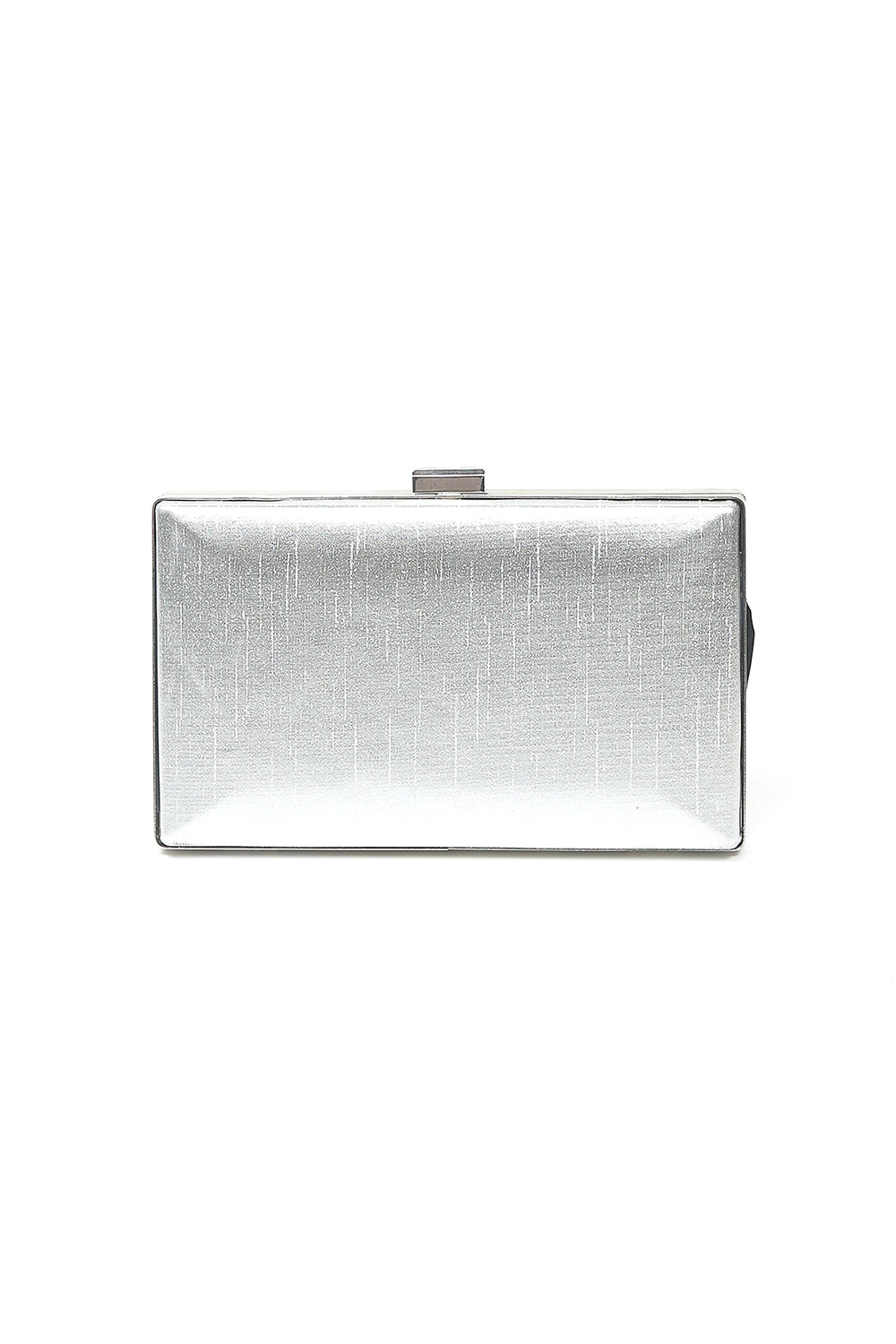 Nishat Linen - Silver Clutch-557502120-S22
