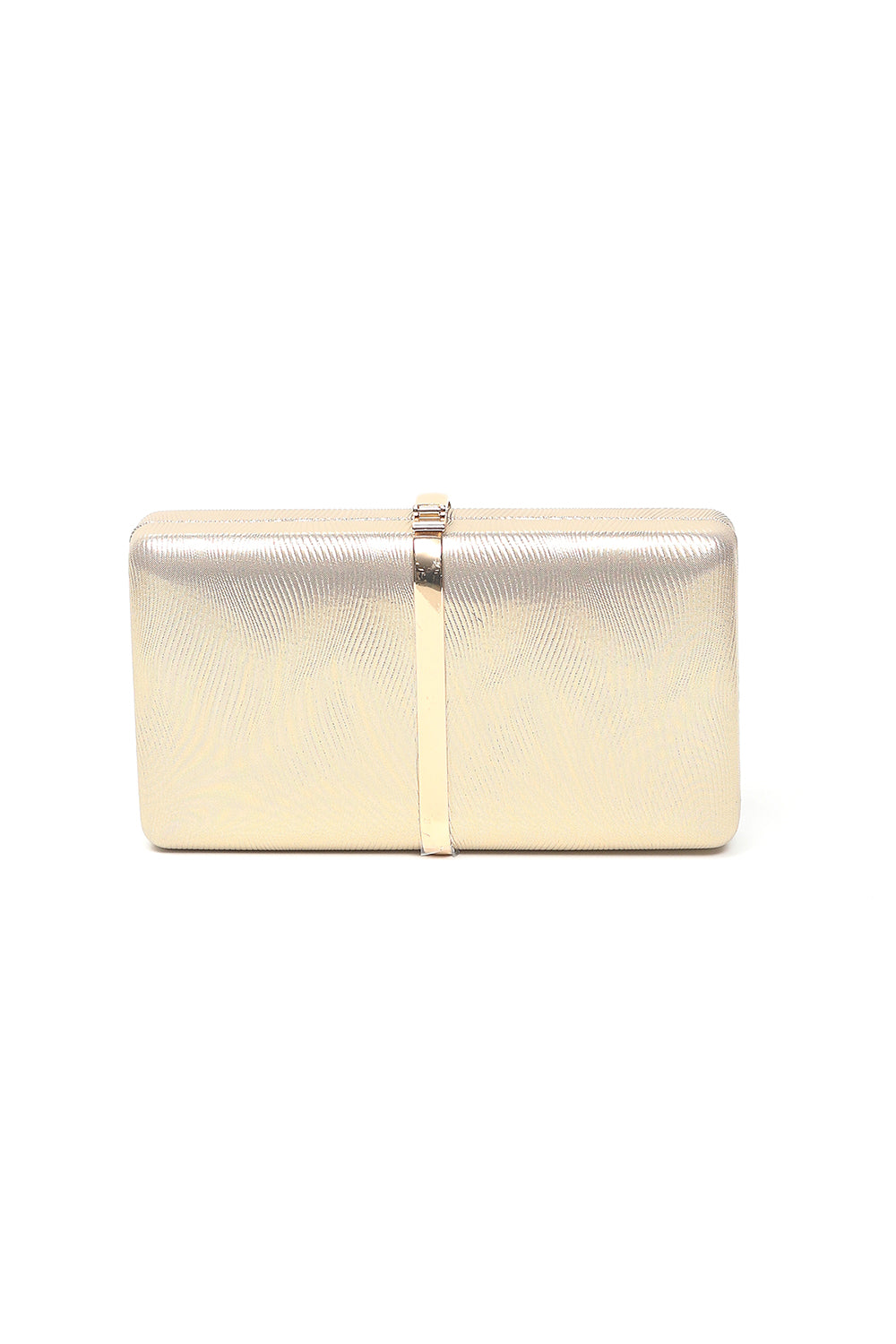 Nishat Linen - Gold Clutch-557552119-S22