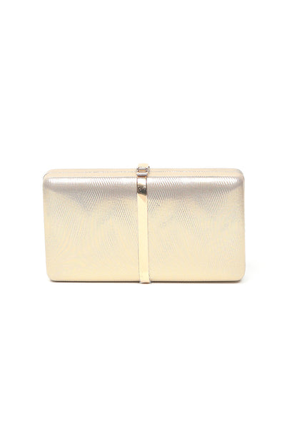 Nishat Linen - Gold Clutch-557552119-S22