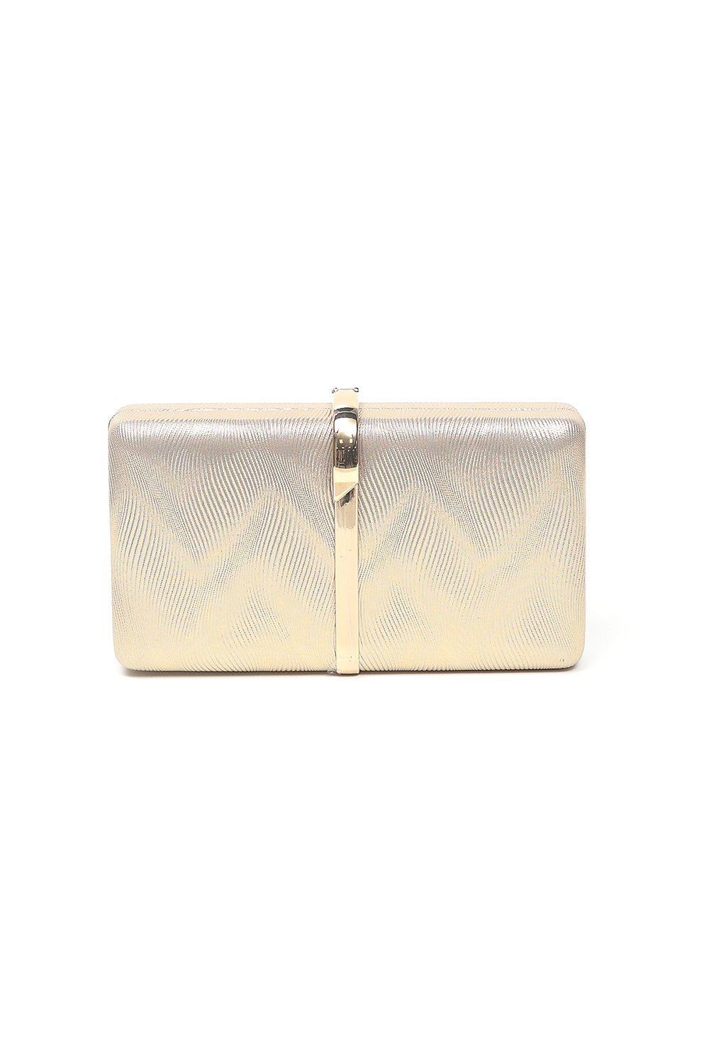 Nishat Linen - Gold Clutch-557552119-S22