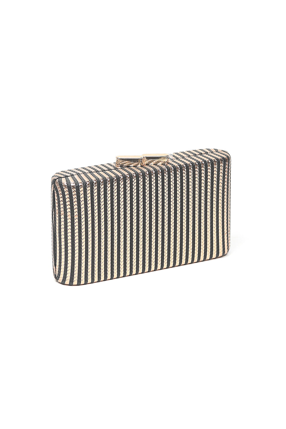Nishat Linen - Gold Clutch-557602119-S22
