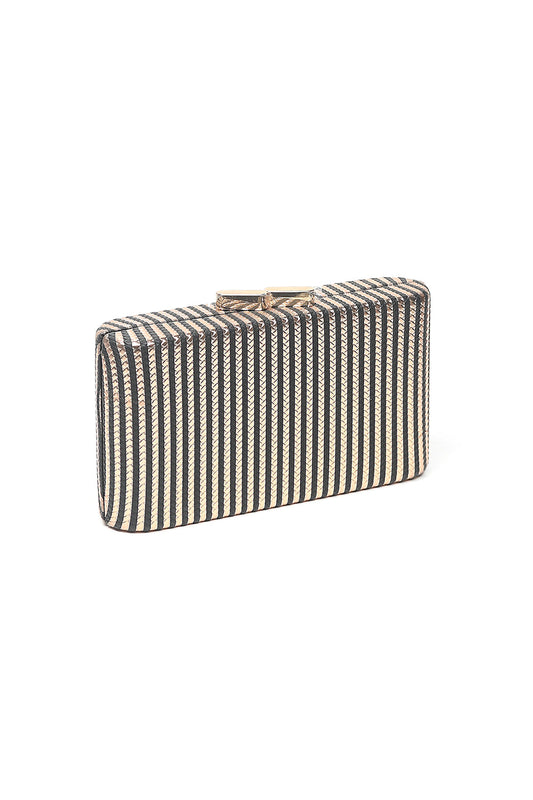 Nishat Linen - Gold Clutch-557602119-S22