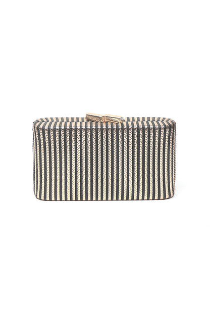 Nishat Linen - Gold Clutch-557602119-S22