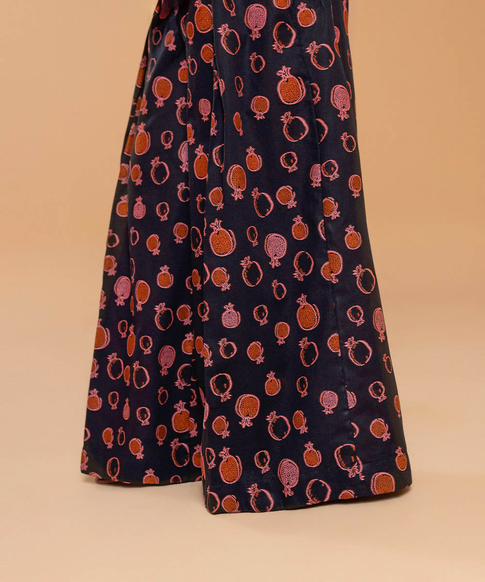 Sapphire - Dyed Jacquard Palazzos