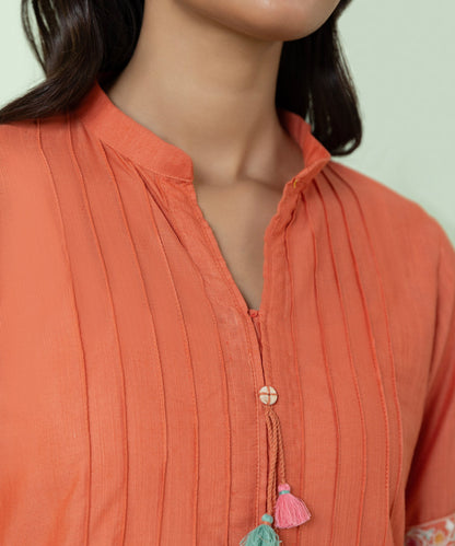 Sapphire - Embroidered Recycled Cotton Shirt