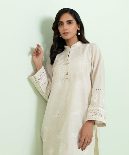 Sapphire - 2 Piece - Embroidered Recycled Cotton Suit