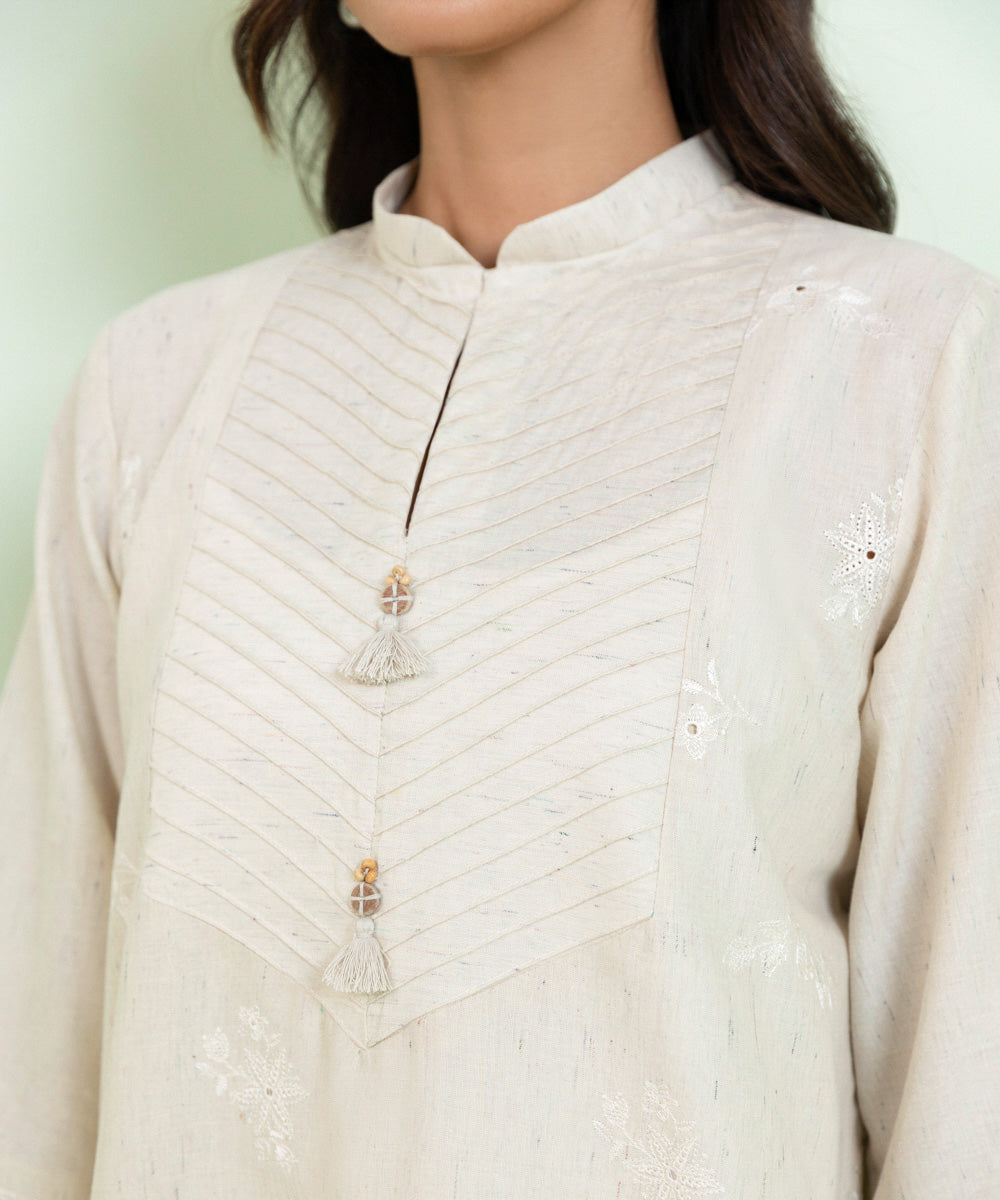 Sapphire - 2 Piece - Embroidered Recycled Cotton Suit